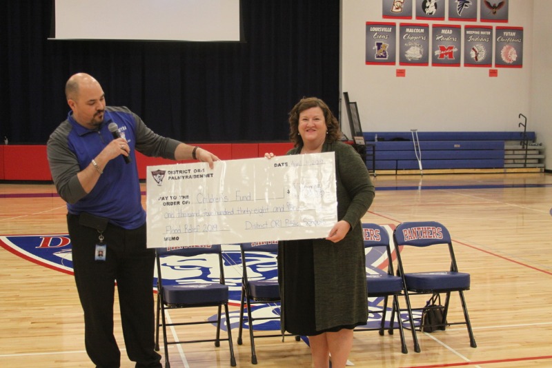 Palmyra Schools District OR1 Raises Money for Flood Relief